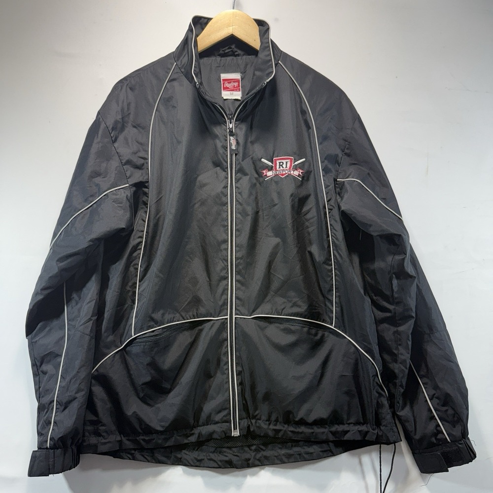 Rawlings Men's Windbreaker Jacket Size M Rowing Club Newport Rhode Island